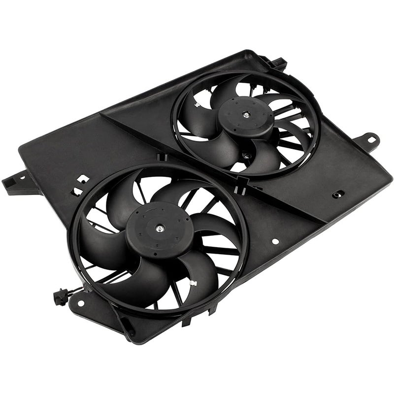 MYSMOT 620-039 Engine Radiator Dual Cooling Fan for Chrysler 300 2005 2006 2007 2008 Dodge Challenger 2008 Charger 2006-2008 Magnum 2005-2008, 5137713AA 5174358AA CH3115132 - Image 3